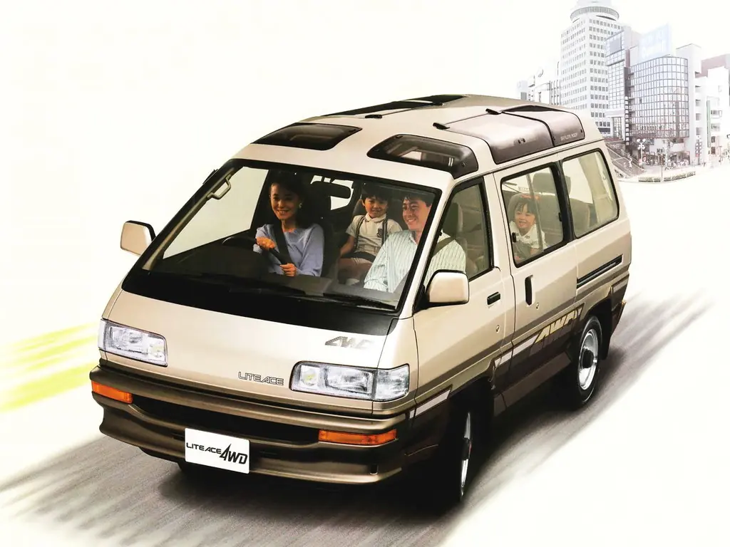 Toyota Lite Ace (KM30G, YM30G, YM40G, CM30G, CM40G) 3 поколение, рестайлинг, минивэн (08.1988 - 12.1991)